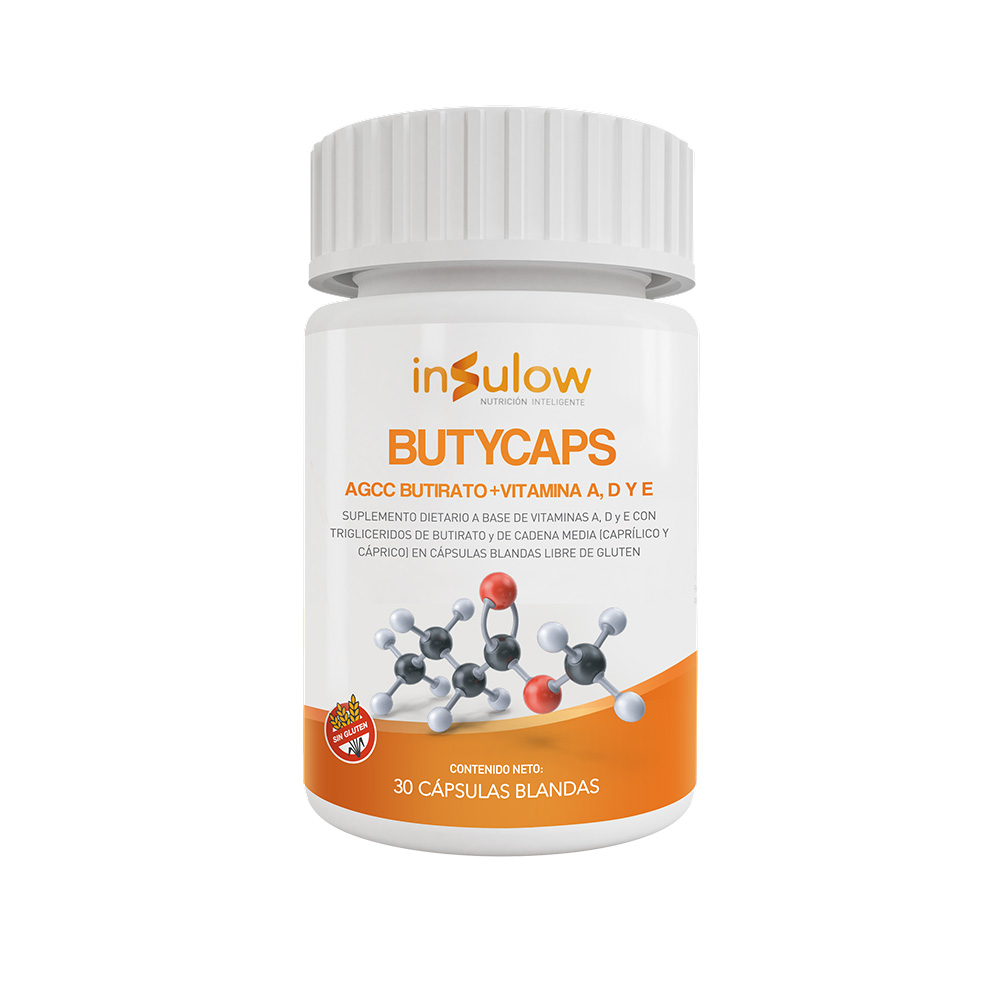 SUPLEMENTO BUTYCAPS BUTIRATO BIENESTAR INTESTINAL 