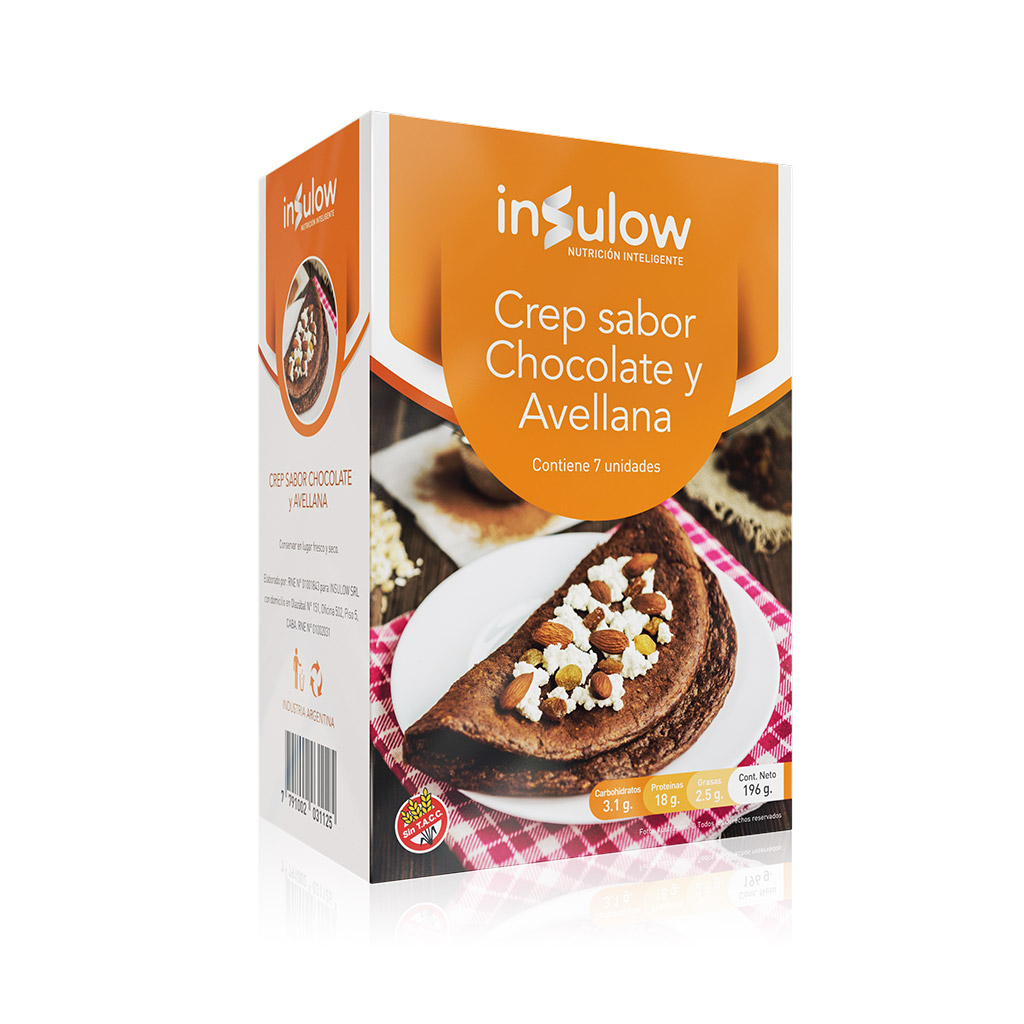 CREP DE PROTEÍNA DE CHOCOLATE Y AVELLANA INSULOW