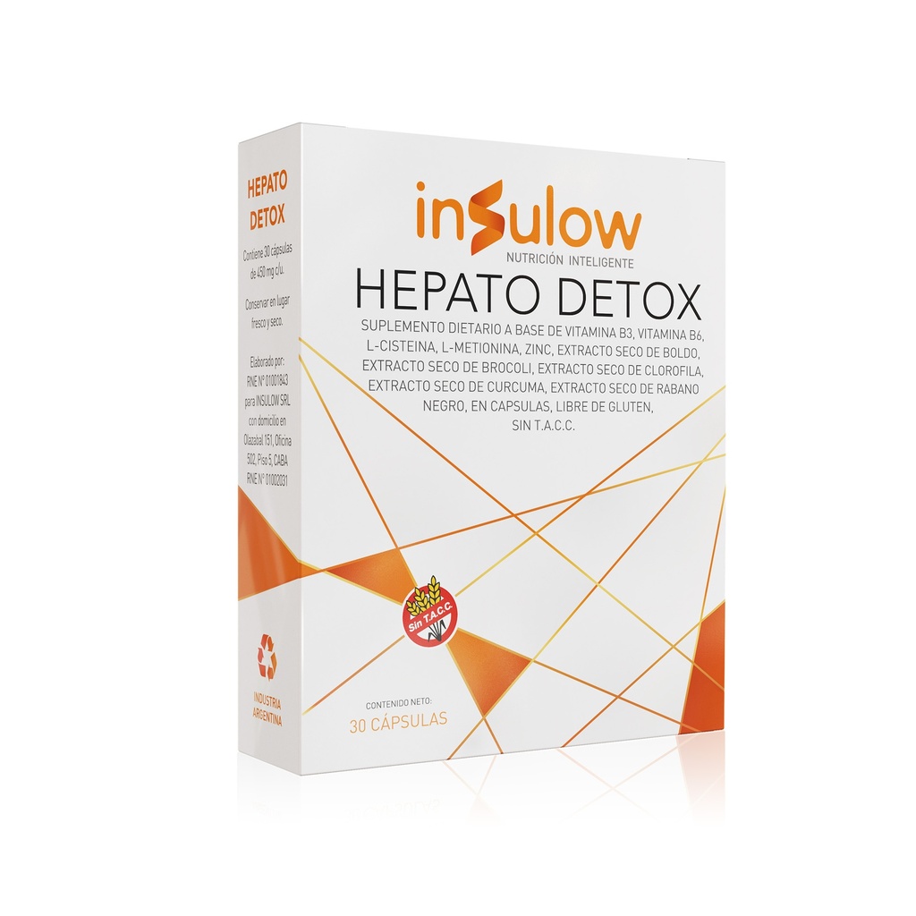 SUPLEMENTO HEPATO DETOX INSULOW 