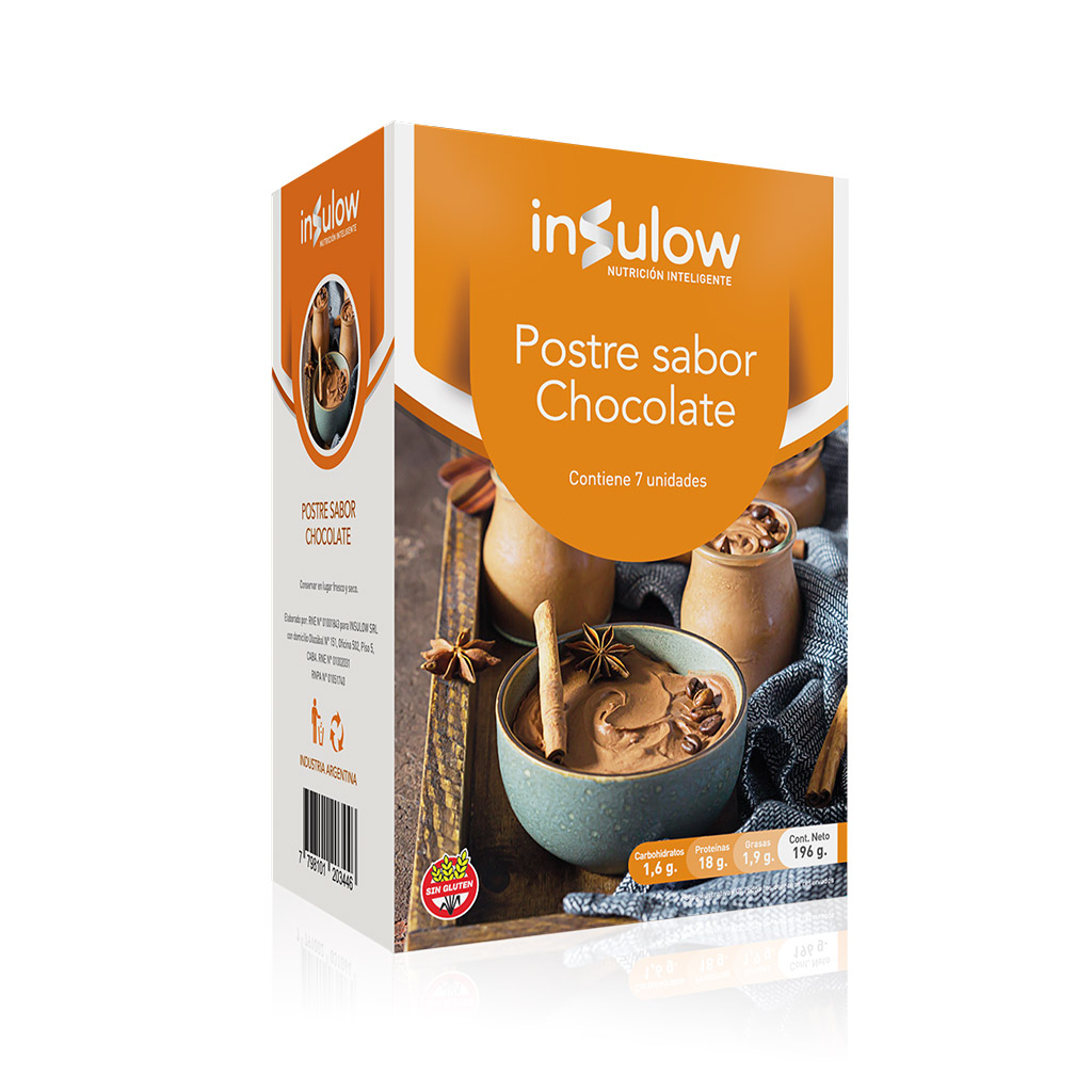 POSTRE DE PROTEÍNA SABOR CHOCOLATE INSULOW