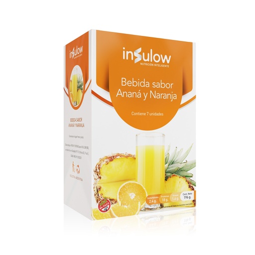 [ILBDAN007] BEBIDA PROTEICA ANANÁ Y NARANJA INSULOW