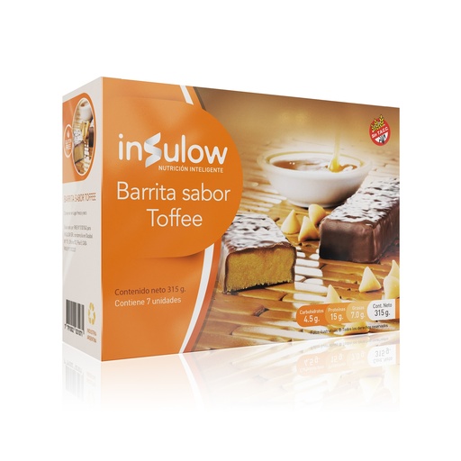 [ILBPTF007] 7 BARRAS DE PROTEÍNA TOFFEE INSULOW