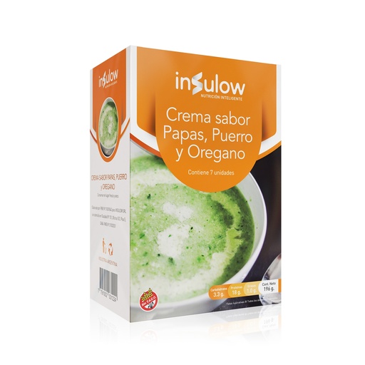 [ILCSPP007] SOPA CREMA PROTEICA PAPAS PUERRO Y OREGANO INSULOW